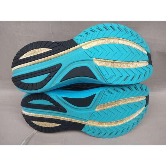 Saucony Tempus White Blue Long Distance Run Race Shoe Mens 9 Sample - Picture 7 of 13